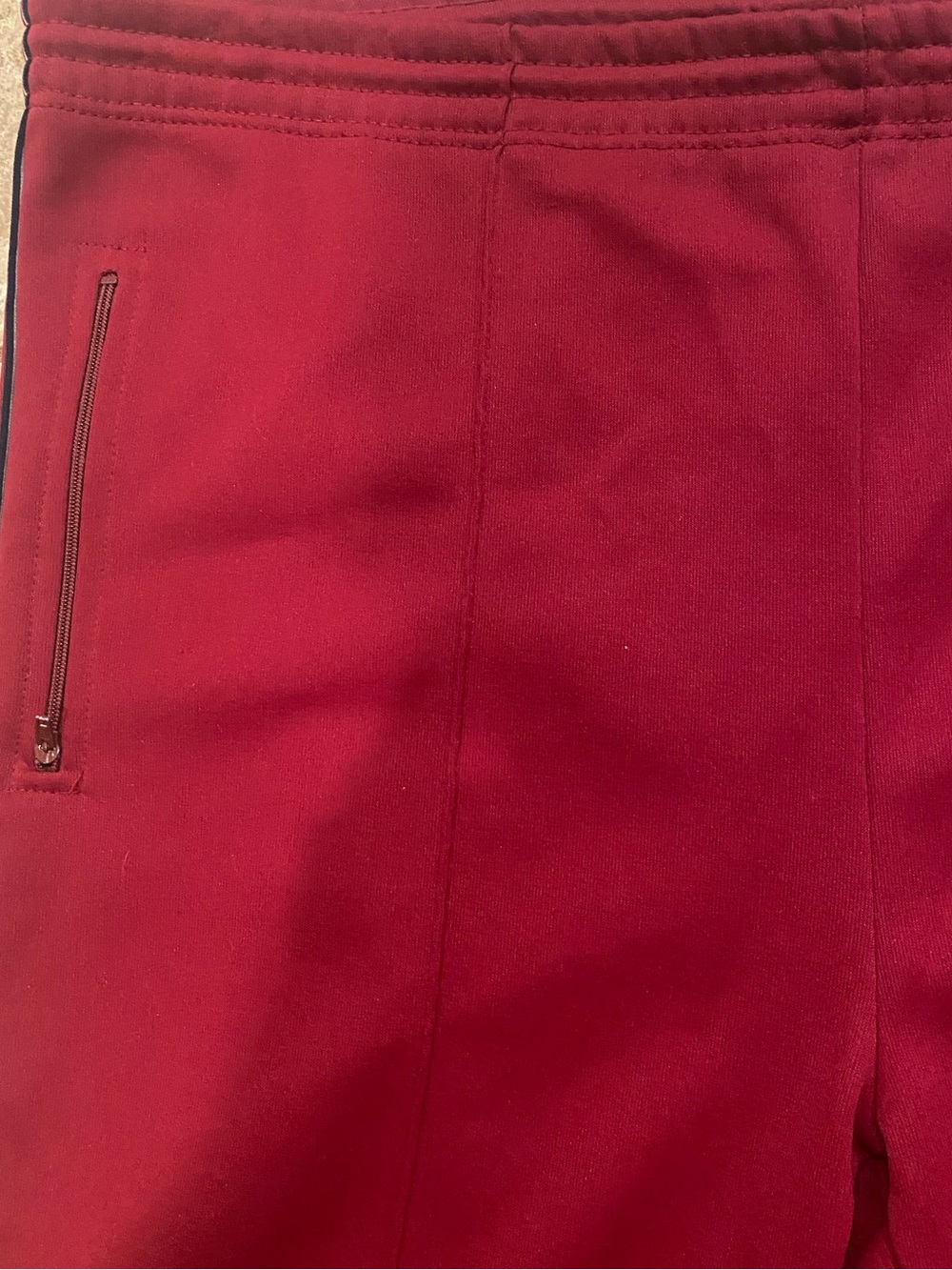 Adidas Men’s Vintage Maroon Trefoil Taiwan Y2K Track Suit 70s 80s Size L - Picture 7 of 15
